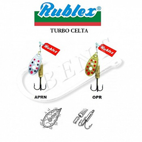 RUBLEX Turbo CELTA блесни-въртележки_Rublex