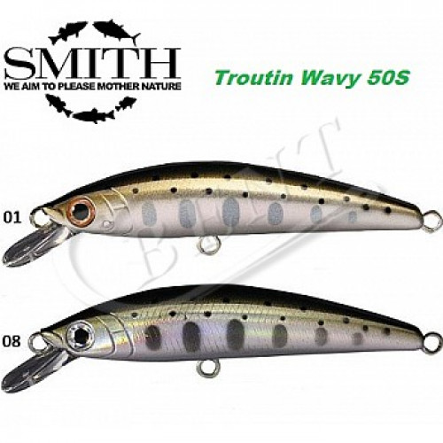 SMITH TROUTIN WAVY 50S воблер_Smith