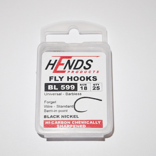 Hends 599 BL Universal Hooks size 18_Hends