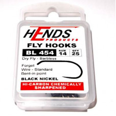 Hends Dry Fly Hooks 454 BL #14