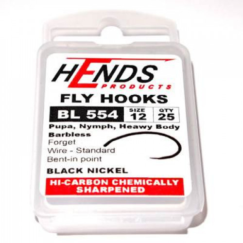 Hends Pupa Hooks 554 BL #12_Hends