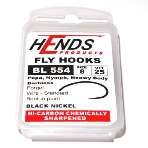 Hends Pupa Hooks 554 BL #8_Hends