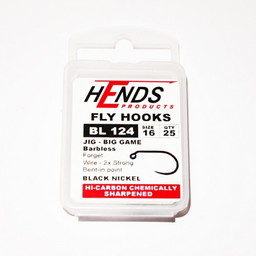 Hends 124 BL Big Game Jig Hooks #16_Hends