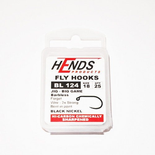 Hends 124 BL Big Game Jig Hooks #18_Hends