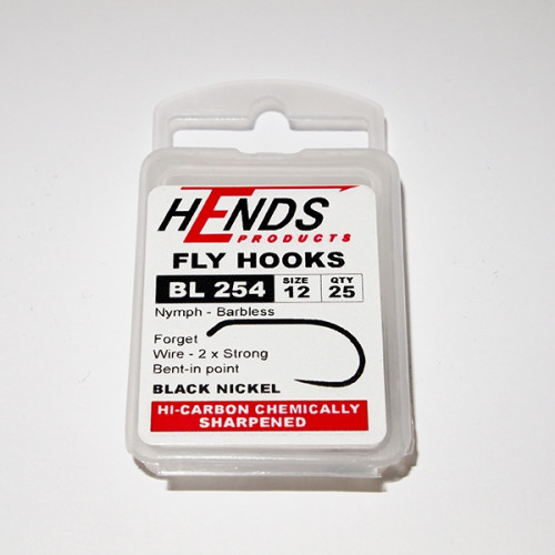Hends Nymph Hooks 254BL  size 12_Hends