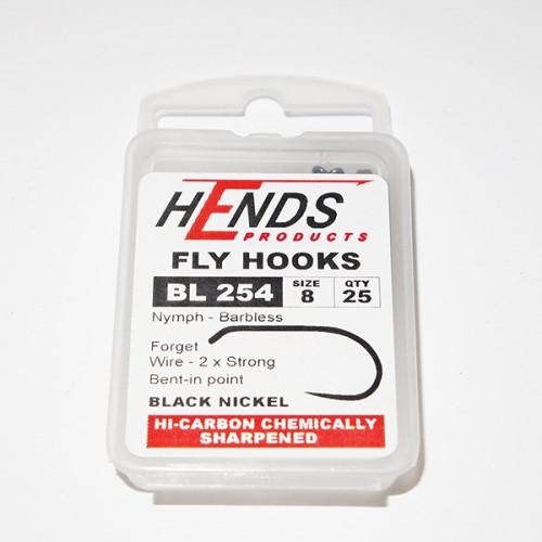 Hends Nymph Hooks 254BL  size 8_Hends