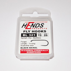 Hends Dry / Nymph Fly Hooks 321 BL #12