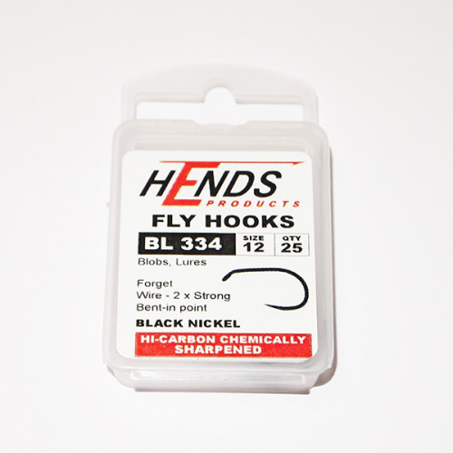 Hends Blob Fly Hooks 334 BL #12_Hends