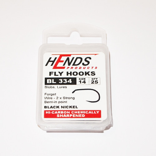 Hends Blob Fly Hooks 334 BL #14_Hends