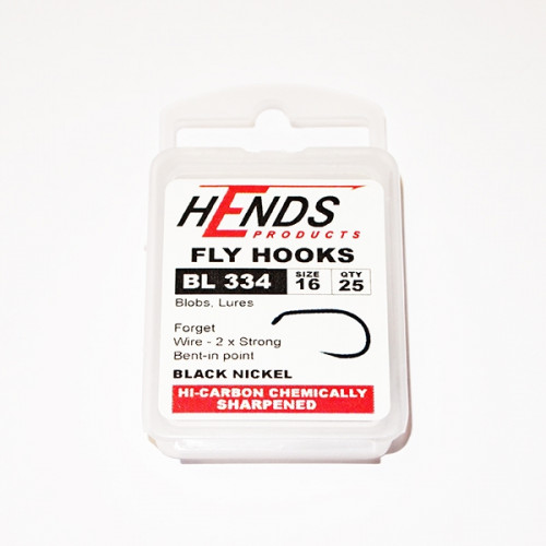 Hends Blob Fly Hooks 334 BL #16_Hends