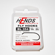 Hends Dry Fly Hooks 354 BL #14