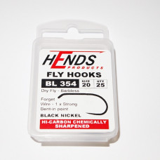 Hends Dry Fly Hooks 354 BL #20