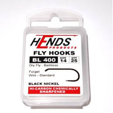 Hends Dry Fly Hooks 400 BL #14