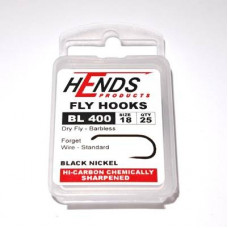 Hends Dry Fly Hooks 400 BL #18