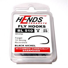 Hends Shrimp Hooks 510 BL #8