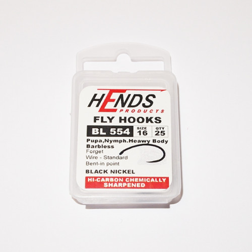 Hends Pupa Hooks 554 BL #16_Hends