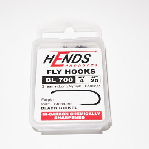 Hends Streamer 700 BL Hooks #4_Hends