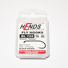 Hends Streamer Fly Hooks 724 BL #10