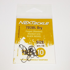 NEXTackle 703 BL Dry Fly Hooks size 10