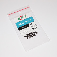 Hends Месингови Глави 2.3mm / 20бр Черни