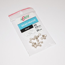 Hends Месингови Глави 3.8mm / 20бр Сребърни