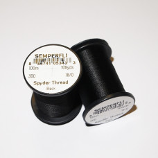 Semperfli 18/0 Spyder Thread Black