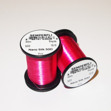 Semperfli Nano Silk 50D 12/0 Thread / Pink