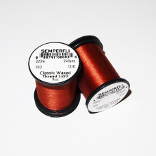 Semperfli 8/0 Classic Waxed Thread Rust