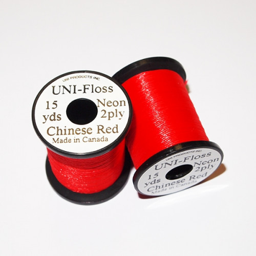 Uni Neon Floss Chinese Red_Uni