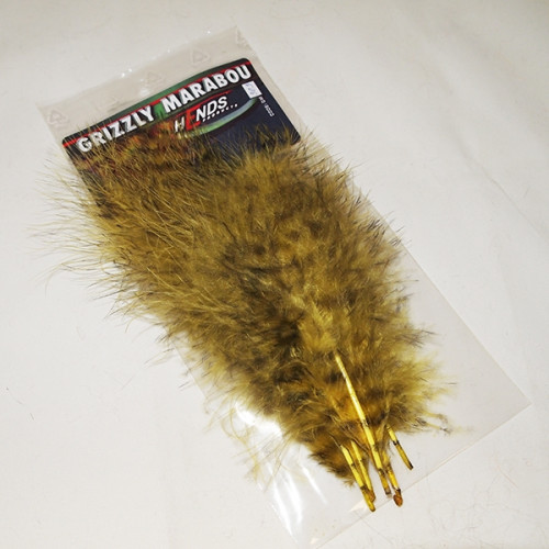 Hends Grizzly Marabou 303 Жълта Маслина_Hends