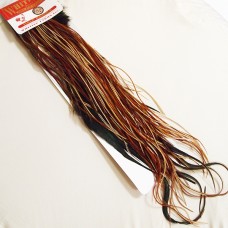 Whiting Bronze Grade Dry Fly Hackle Midge Half Saddle Furnace