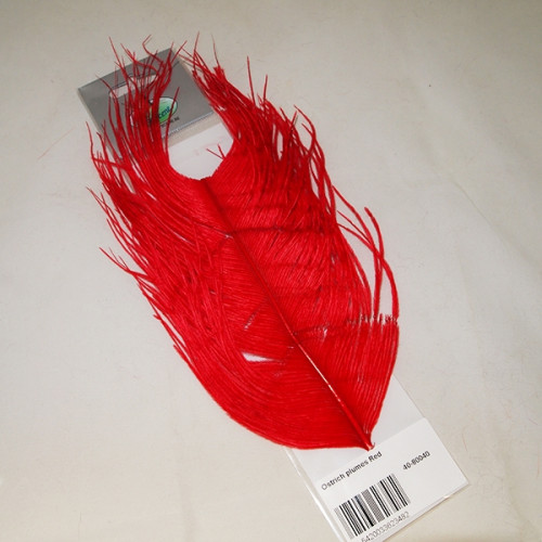 Fly Scene Ostrich Plumes  / Red_Fly