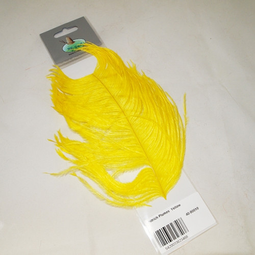Fly Scene Ostrich Plumes  / Yellow_Fly