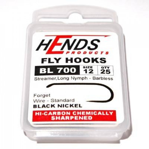 Hends Streamer 700 BL Hooks #12_Hends