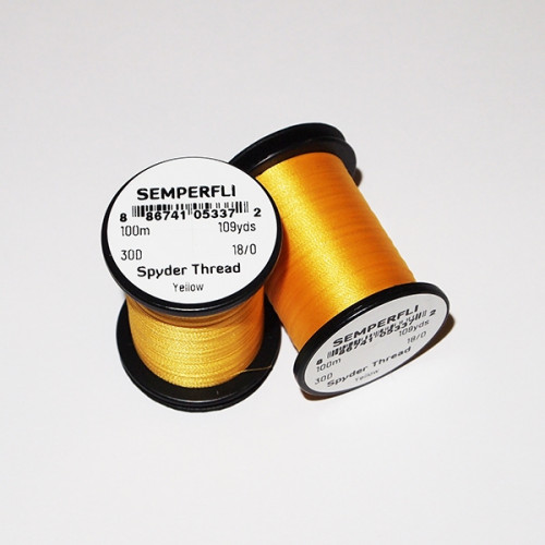 Semperfli 18/0 Spyder Thread Yellow_Semperfli