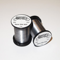 Semperfli Nano Silk 50D 12/0 Thread / Gray