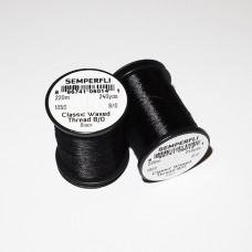 Semperfli 8/0 Classic Waxed Thread Black