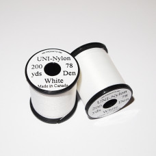 Uni Flat Nylon Thread White