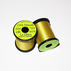 Uni Thread 8/0 Waxed Light Olive