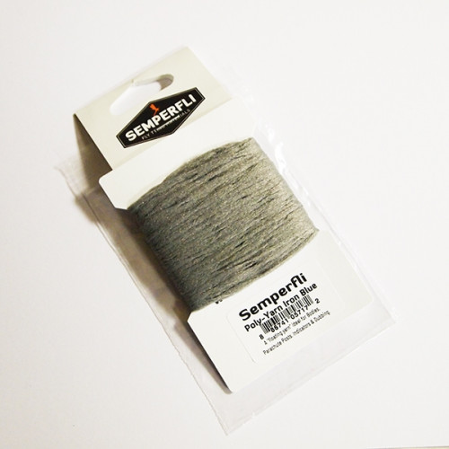 Semperfli Poly Floating Yarn Iron Blue_Semperfli