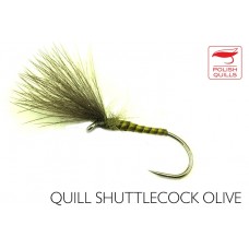 Quill Shuttlecock Golden Olive