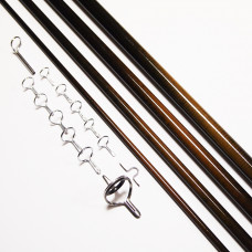 NEXTackle SL Nymph 11ft 2wt 4pc IM6 / 30T Carbon Fly Rod Blank + Pac Bay Single Foot Guide Set