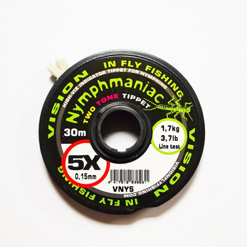 Vision Nymphmaniac Two Tone Tippet 5X_Vision