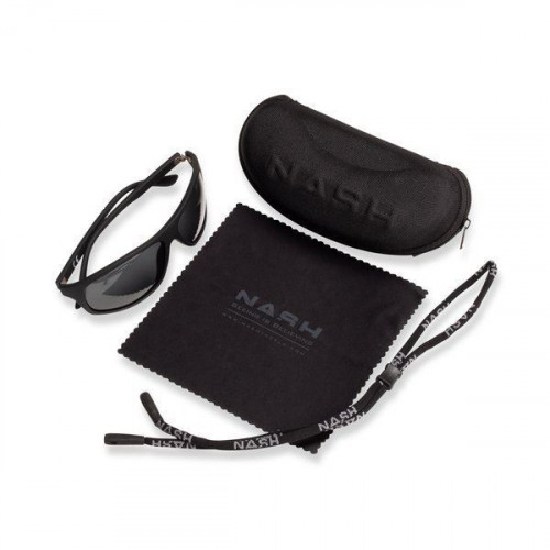 Слънчеви очила Nash Black Wraps with Grey Lenses_Nash