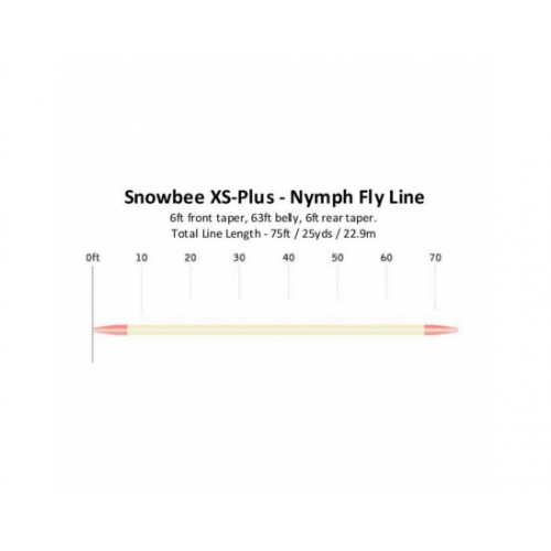 Шнур DTNL XS-Plus Nymph Line Floating Uni-weight_Snowbee