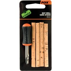 Бургия с коркови пръчки Fox Edges Bait Drill & Cork Sticks