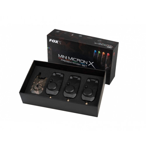 Комплект сигнализатори Fox Mini Micron X Limited Edition Camo Set_FOX