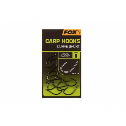 Куки Fox Curve Shank Short Carp Hooks_FOX