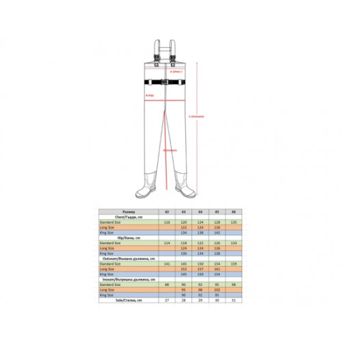 Дишащ гащеризон FilStar 5L Pro Guide_FilStar