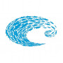 Стикер Decal Costa Blue Logo Schoolin_Costa